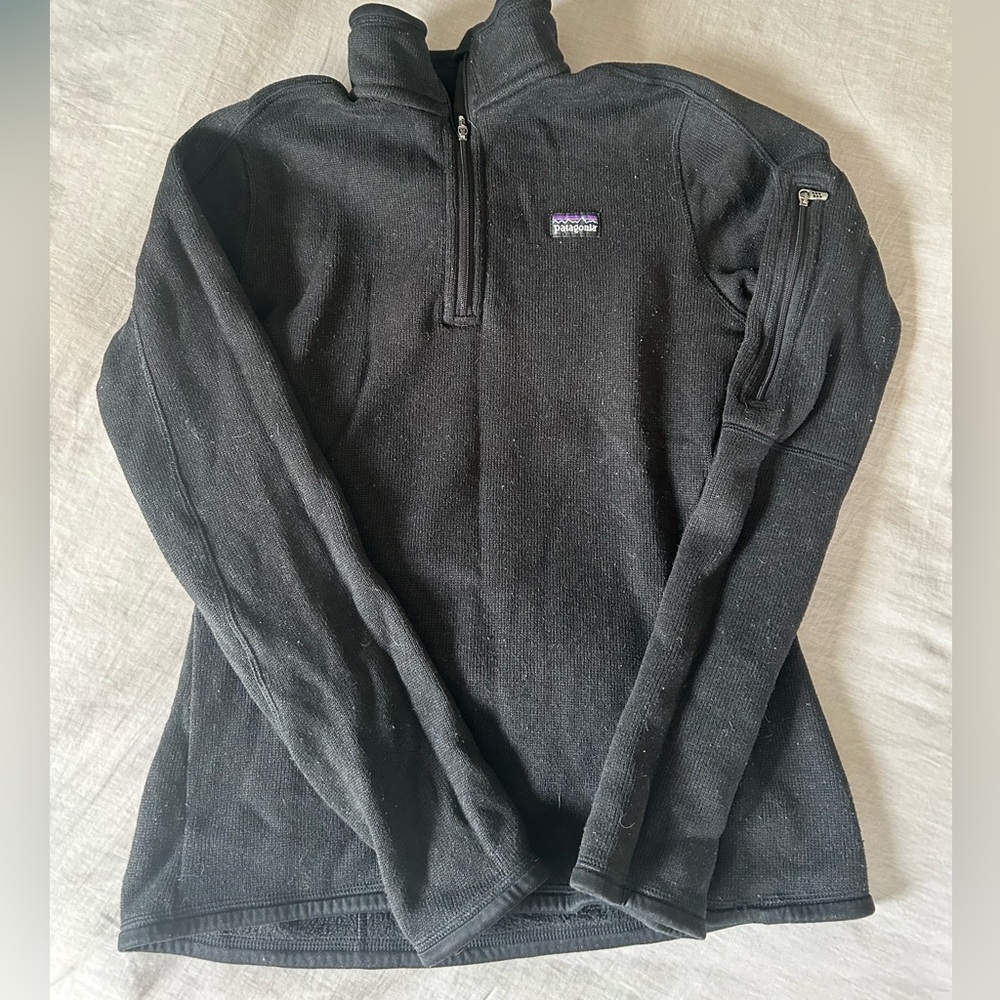Patagonia black quarter zip